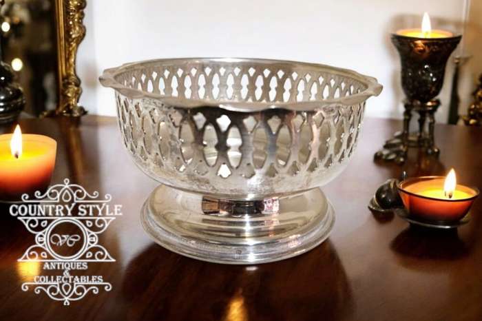 Silver Plated Bon Bon Dish