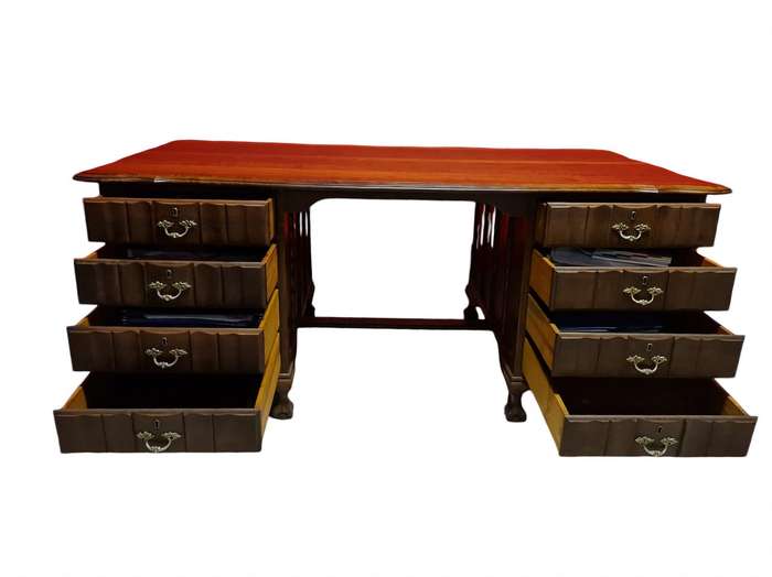Imbuia Ball & Claw Executive Desk