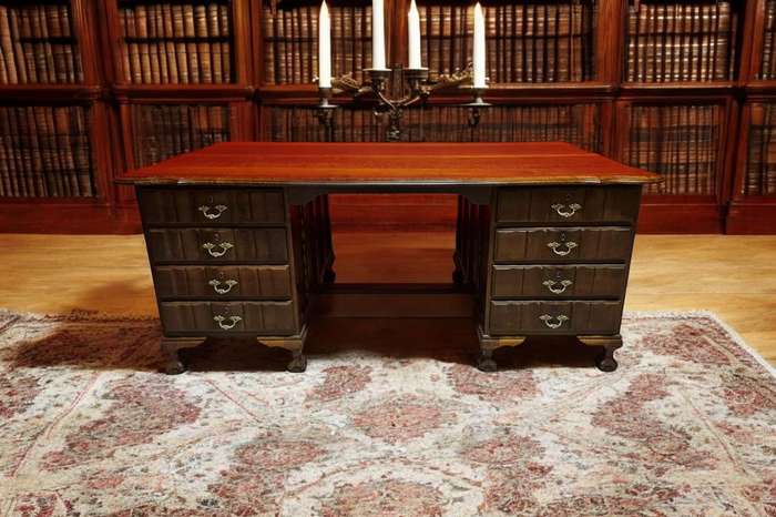 Imbuia Ball & Claw Executive Desk