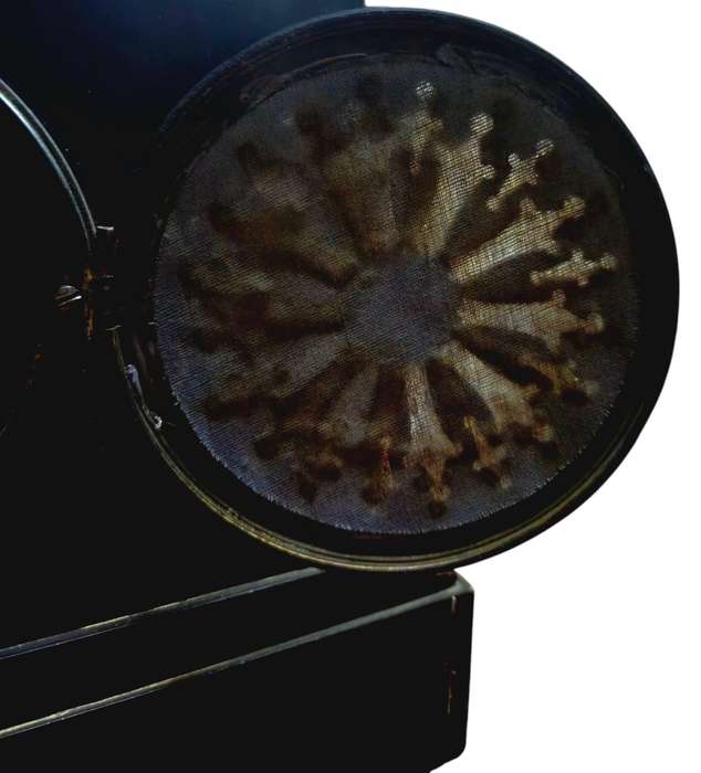 19th-century French slate stone mantel clock