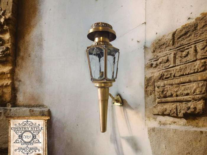 Art Nouveau Coach Lantern