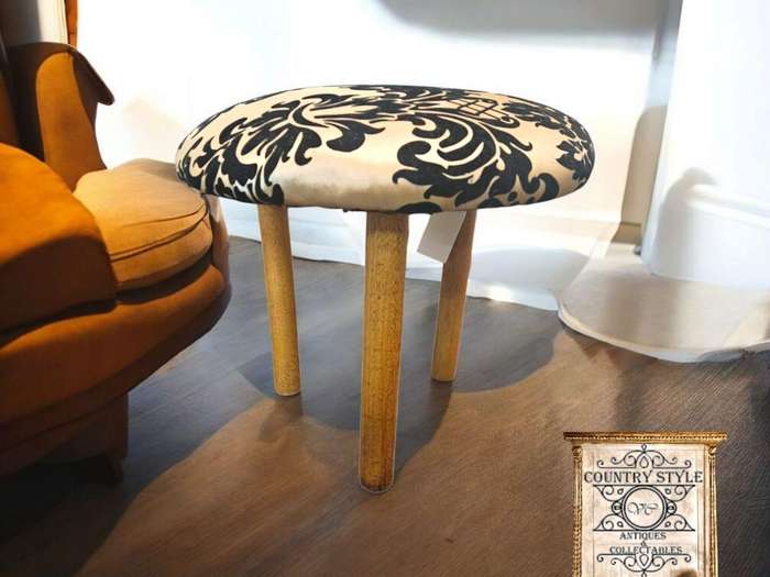 Mid-century retro foot stool
