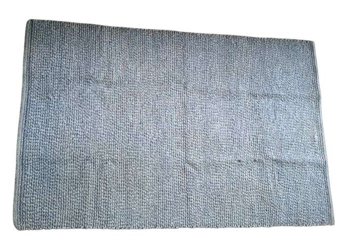 Blue wool carpet
