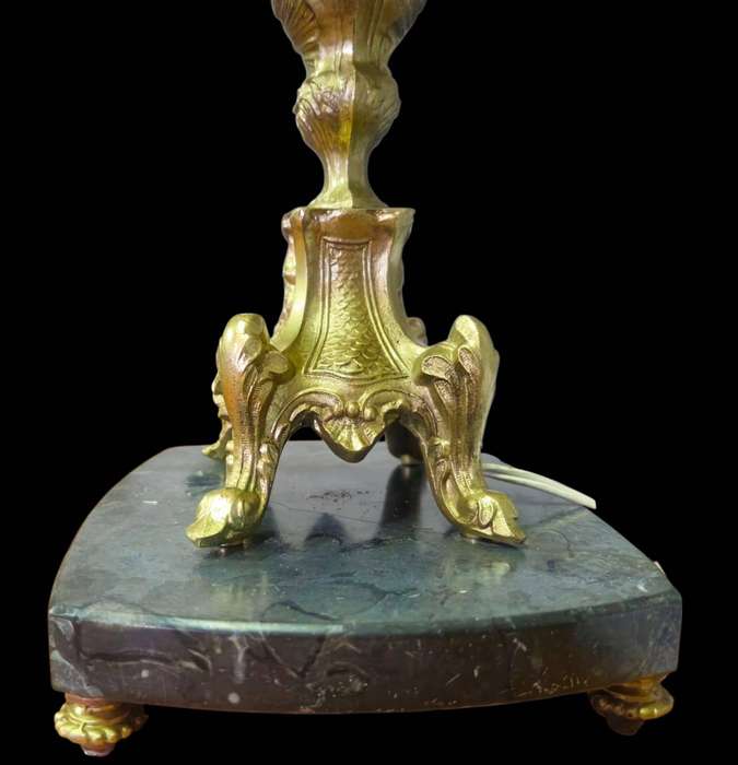 Antique French Revival candelabra lamp