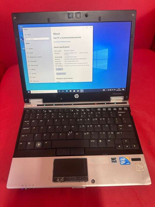 HP Elitebook 2540p 12-Inch Notebook (Core i7 2.13GHz,2GB Ram,160GB HDD, Windows 10)