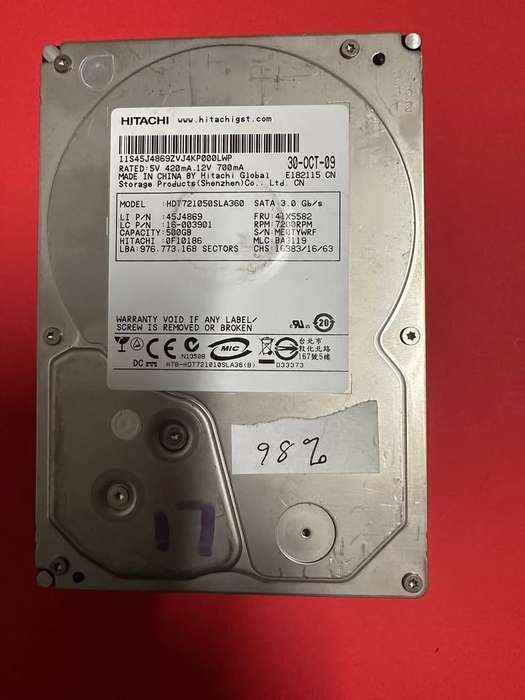 Hitachi Ultrastar A7K1000 500GB SATA/300 7200RPM Hard Drive