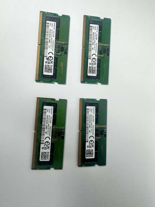 Samsung 8GB DDR5 5600MHz PC5-44800 CL46 SODIMM 1Rx16 Single Rank 1.1V 262-Pin Laptop RAM Memory