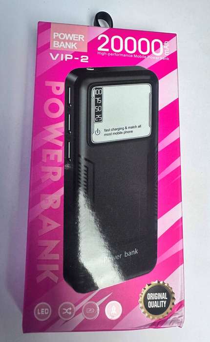 VIP-2 High performer 20000mAh power Bank 100% Guarnteed. Compatible with most of the 99% devices