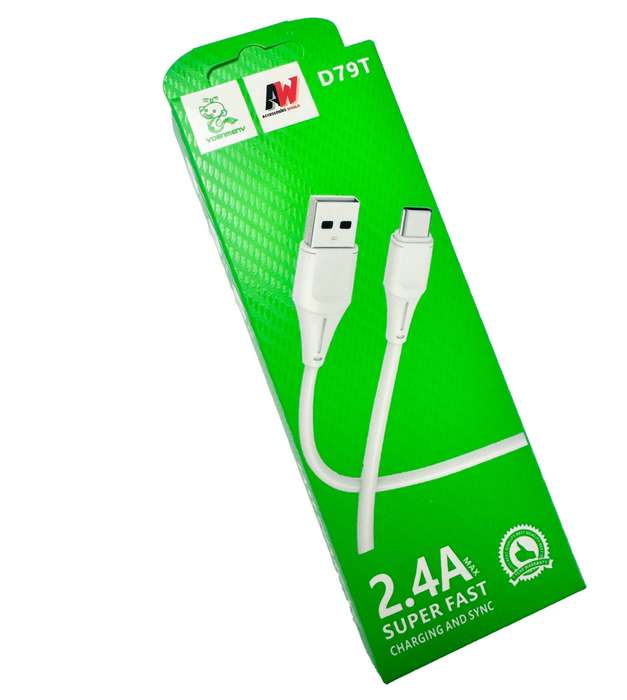 VDENMENV USB Data Cable For USB -C type 2.4A Mobile Phone Fast Charging Cable D79T Nylon High Qualit
