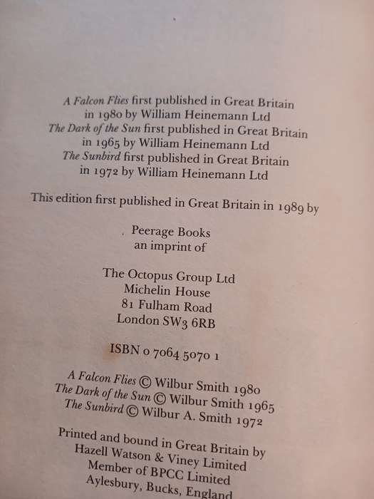 Wilbur Smith, 3 Books in One, Complete & Unabridged