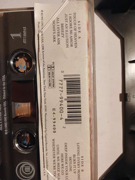 Najee, Just an Illusion Cassette, US