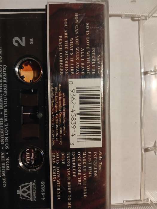 U.N.V. Universal Nubian Voices Cassette, US