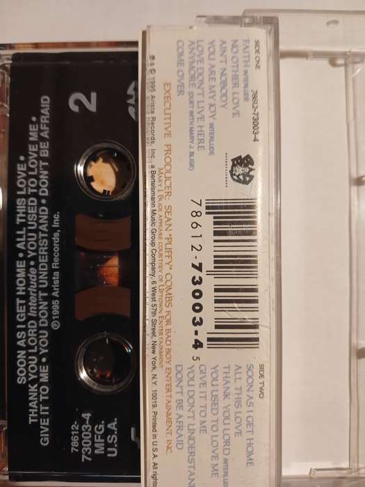 Faith, Faith Cassette, US