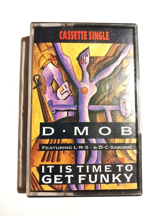 D-Mob featuring LRS, It is Time to get Funky Cassette single, UK
