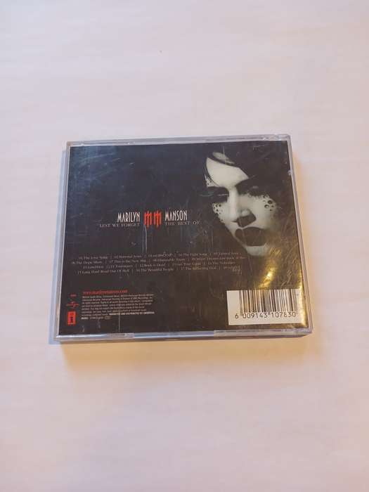 Marilyn Manson, Lest We Forget, The Best Of CD