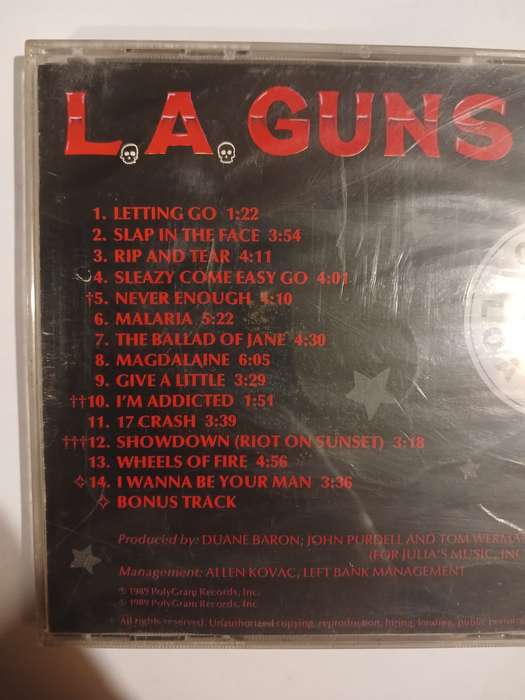 L.A. Guns, Locked & Loaded CD, US