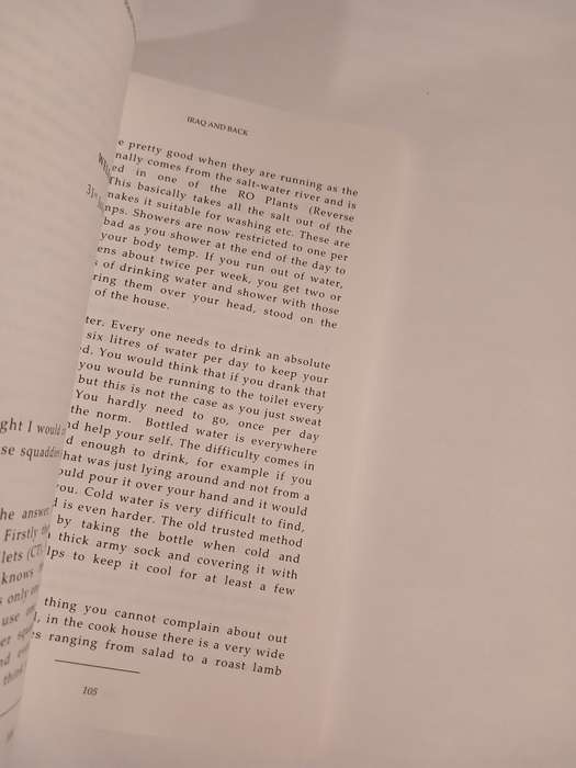 Iraq and Back by Philip Woodhall, signed
