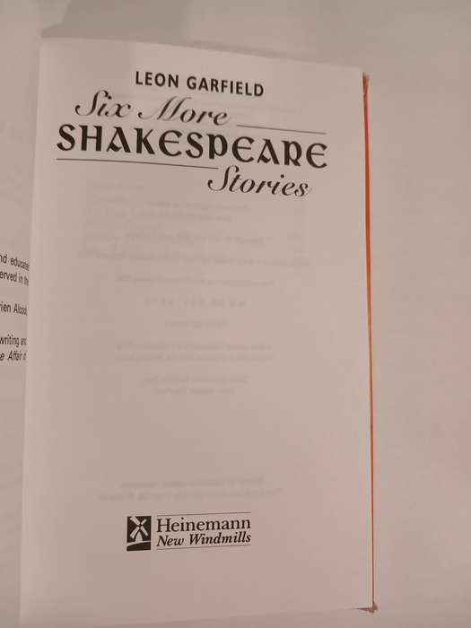 Six More Shakespeare Stories by Leon Garfield