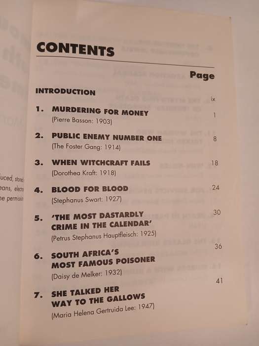 Famous South African Crimes by Rob Marsh
