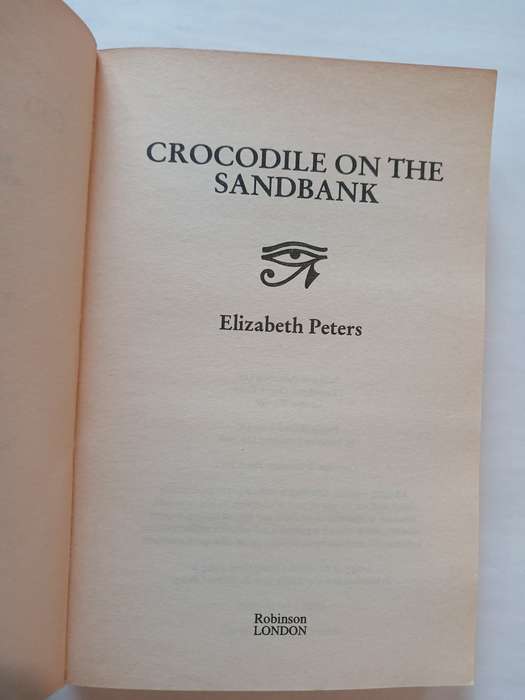 Elizabeth Peters, Crocodile on the Sandbank