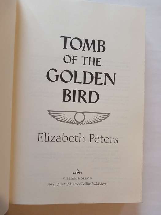 Elizabeth Peters, Tomb of the Golden Bird, 1st Edition