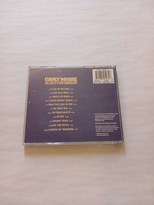 Gary Moore, Blues for Greeny CD, Europe