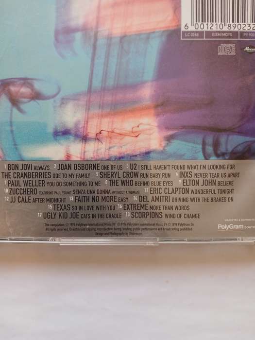 Pure Rock Ballads, Various CD