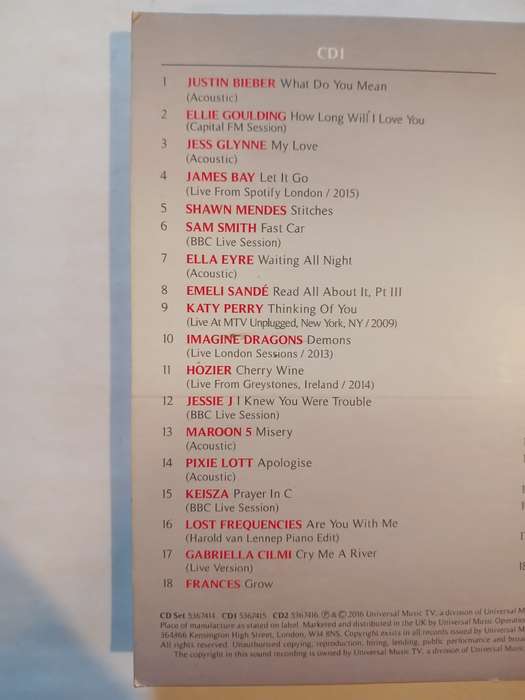 Acoustic, 36 Hits Compilation, 2 x CD, UK
