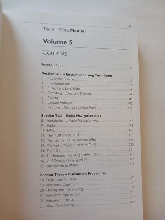 Air Pilot's Manual, Volume 5, Radio Navigation & Instrument Flying