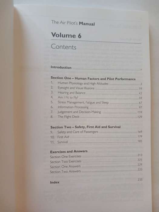 Air Pilot's Manual, Human Factors & Pilot Performance, Volume 6