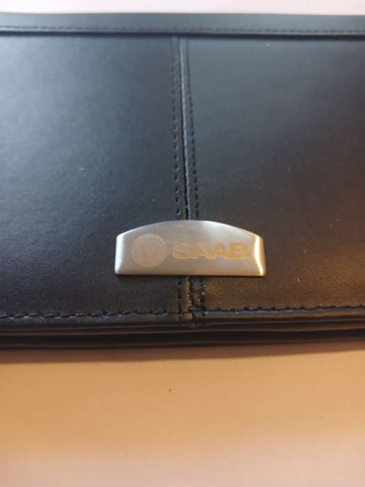 Card Holder, Leather, SAAB