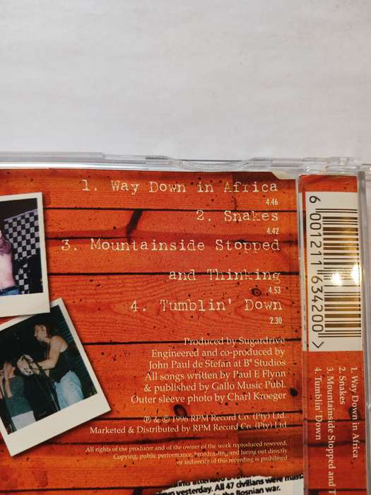 Sugardrive, Snapshots CD single