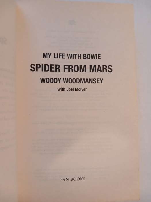 Spider From Mars, My Life With David Bowie by Woody Woodmansey with Joel Mciver