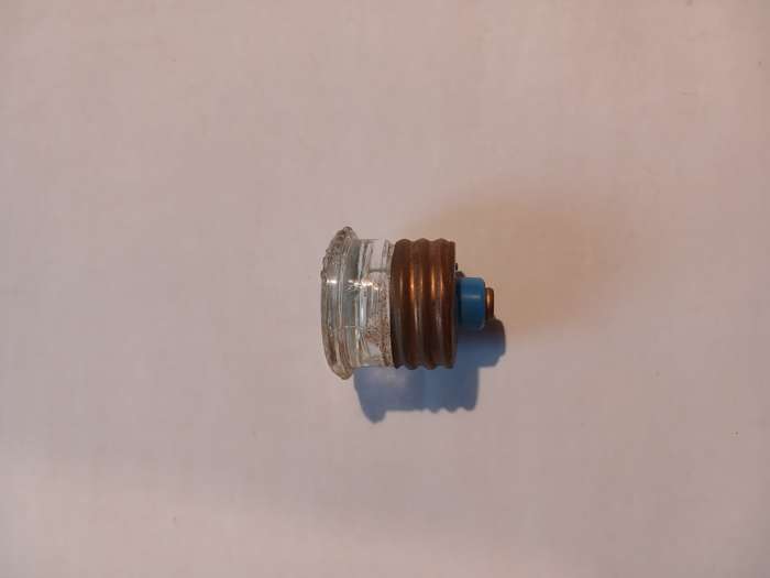 Vintage Glass Plug Fuses x 3, 15A, 20A, 25A