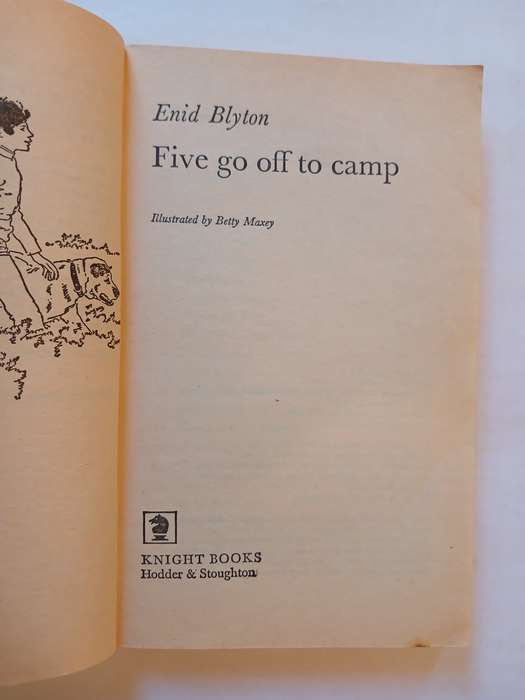 Five Go Off To Camp by Enid Blyton