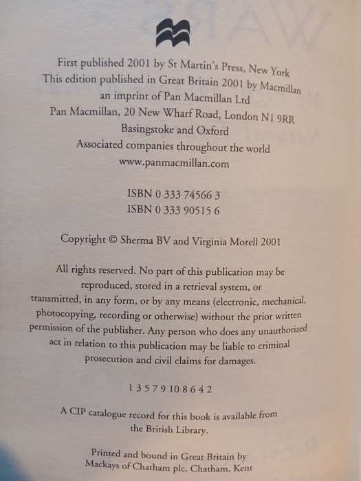 Wildlife Wars by Richard Leakey and Virginia Morell