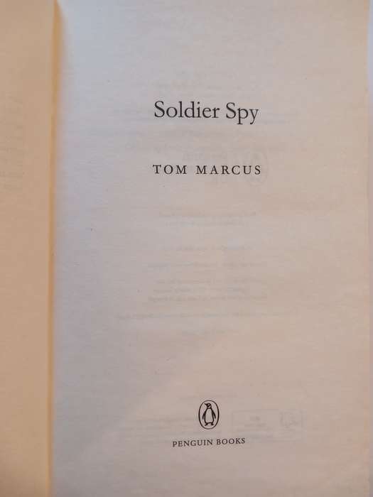Soldier Spy by Tom Marcus