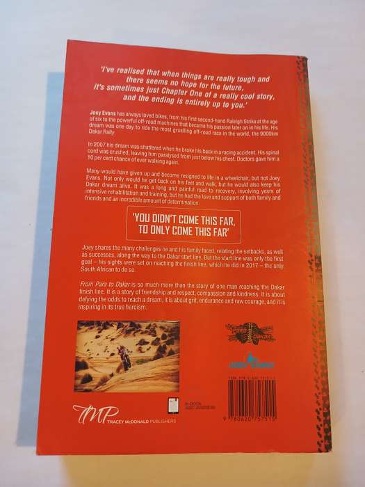 From Para to Dakar by Joey Evans, Signed