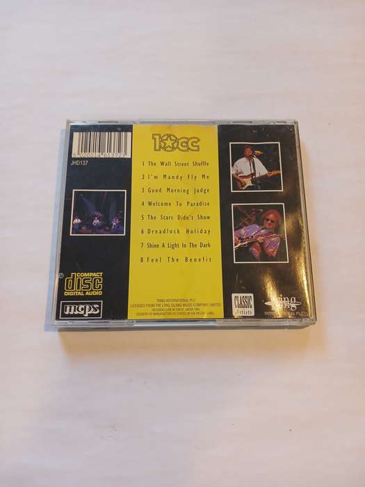 10CC, Live in Concert Volume One CD, UK