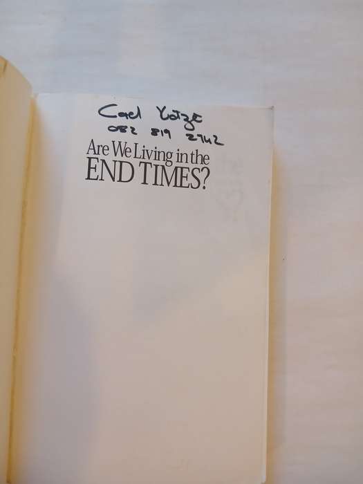 Are We Living in the End Times by Tim Lahaye & Jerry B. Jenkins