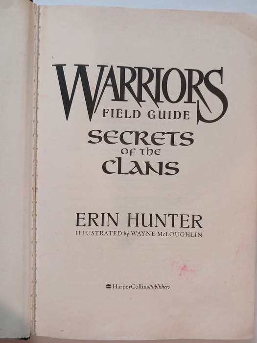 Warriors, Field Guide, Secrets of the Clans by Erin Hunter