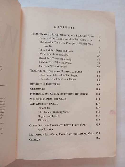 Warriors, Field Guide, Secrets of the Clans by Erin Hunter