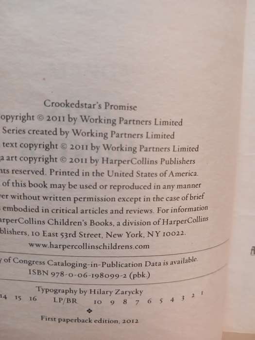 Warriors, Crookedstar's Promise, Super Edition by Erin Hunter