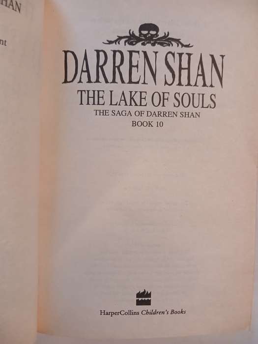 The Lake of Souls, Fish for the Dead, Book 10 by Darren Shan