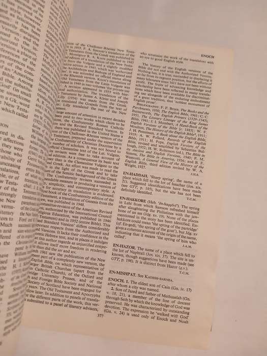The New Bible Dictionary, Organising Editor J.D. Douglas