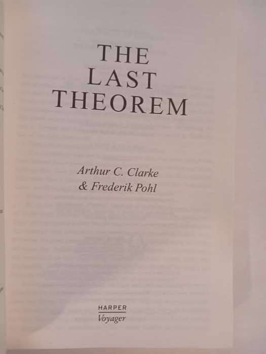 The Last Theorem by Arthur C. Clarke & Frederik Pohl