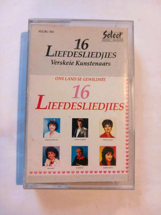 16 Liefdesliedjies, Verskei Kunstenaars Cassette