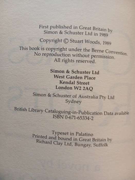Grass Roots by Stuart Woods, First Edition