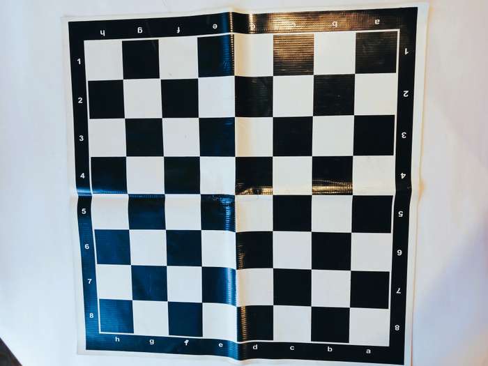 Chess Set with 50cm Silicone Foldable Mat