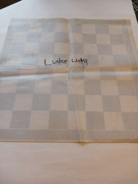 Chess Mat, Silicone, Blue 50 x 50cm